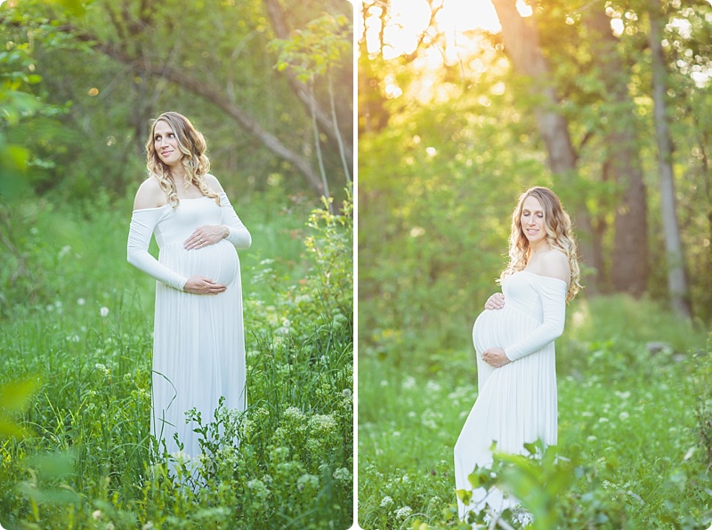 Lagoon trail, wildflowers, woodland, lush green, Spring, sunset, golden hour, maternity session, maternity photographer