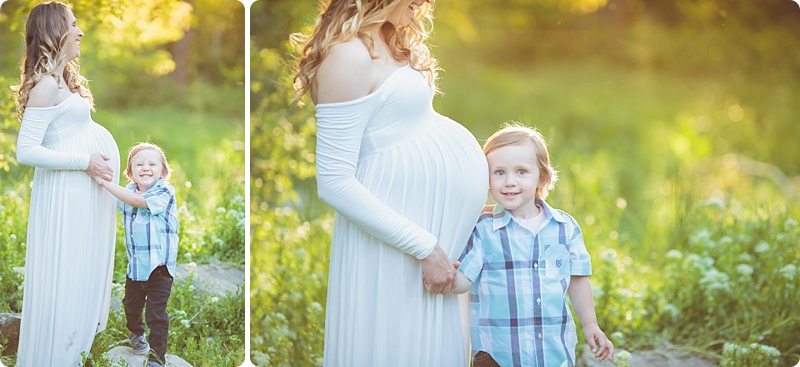 Lagoon trail, wildflowers, woodland, lush green, Spring, sunset, golden hour, maternity session, maternity photographer