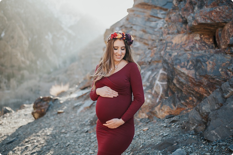 Winter maternity session - Christina | Beka Price Photography