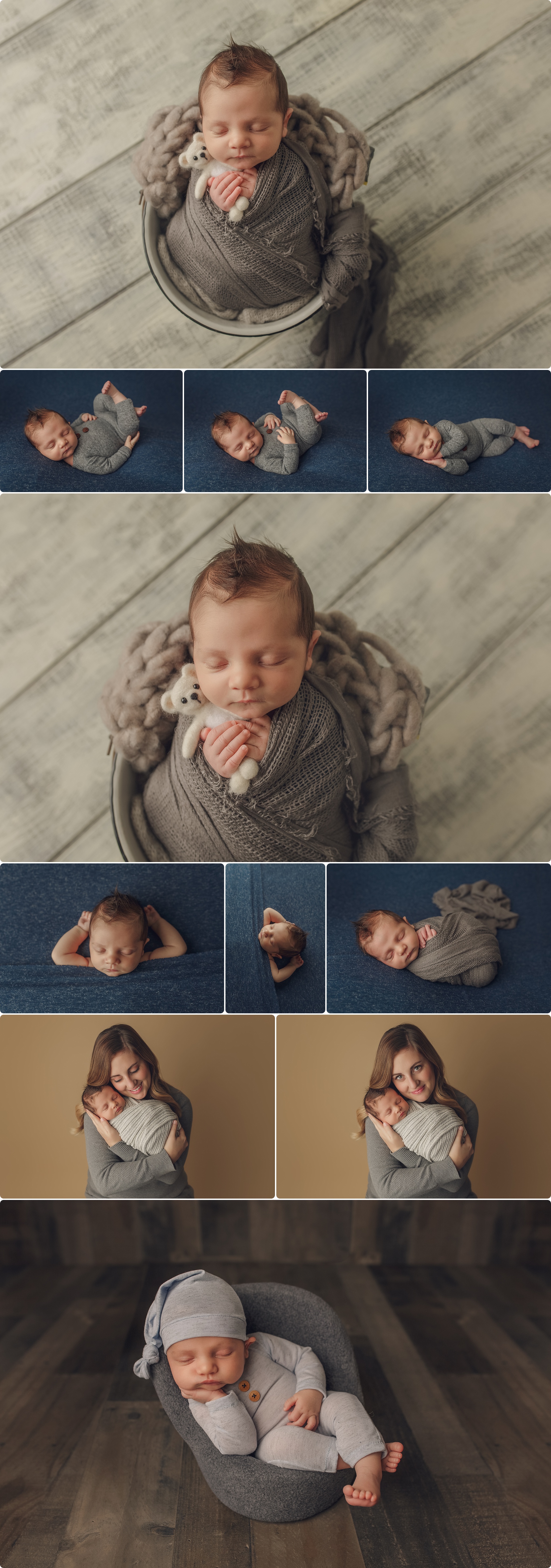 baby boy, newborn session, teddy bear, Beka Price Photography, bppbabies, Utah Newborn Photographer