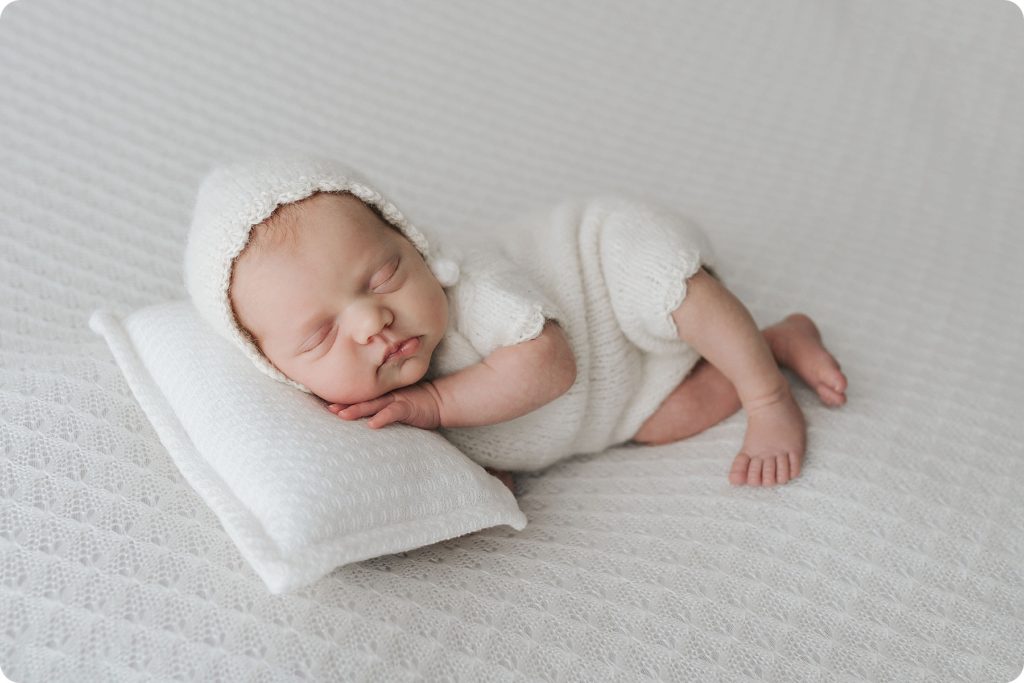neutral wrap for Utah baby girl photographed by Beka Price Photography
