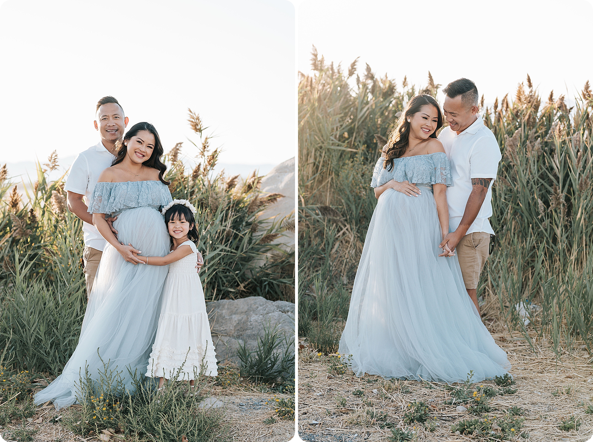 Utah maternity session on beach with Beka Price Photography
