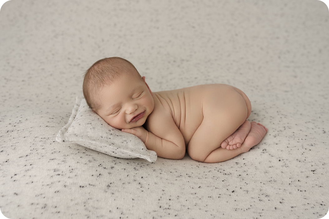 Simple Studio Newborn Portraits for Baby Isaac | {Beka Price Photography | Utah Newborn Photographer}