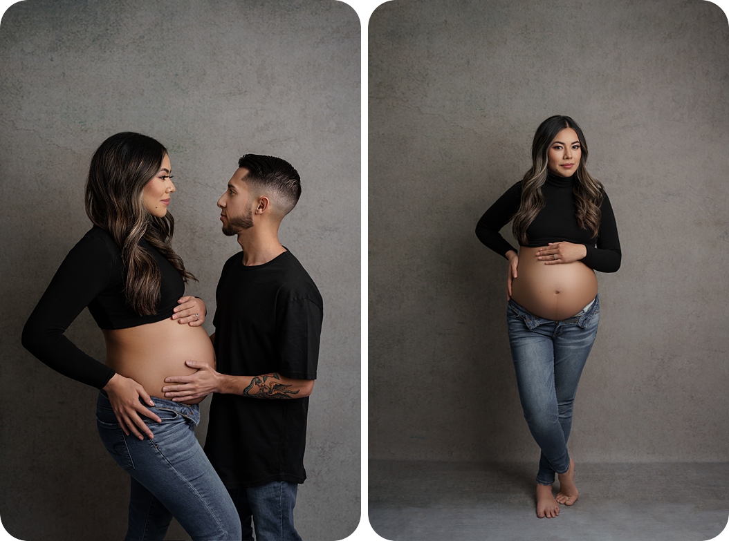 Studio Maternity Portraits for Vanessa | {Beka Price Photography | Salt Lake City Maternity Photographer}