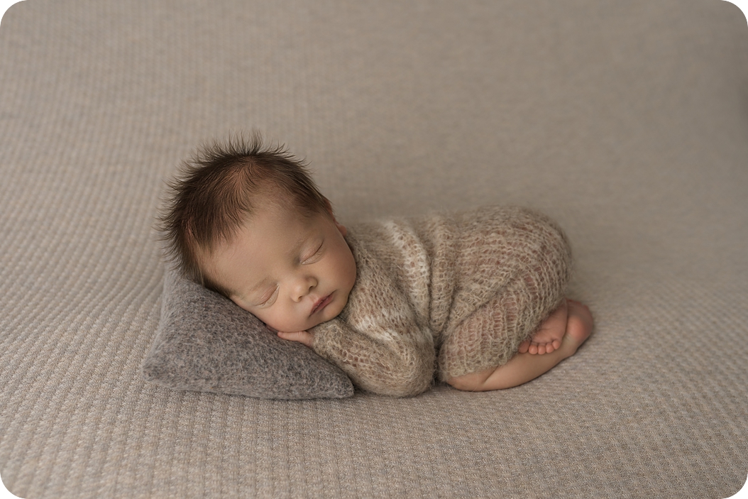 Classic Newborn Portraits in Studio for Baby Royce | {Beka Price Photography, UT Newborn Photographer}