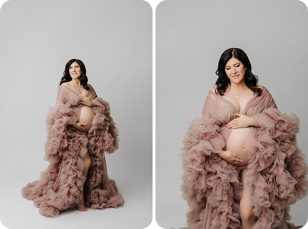Studio Maternity Session for Lyndsay | {Beka Price Photography | Utah Couture Maternity Photographer}